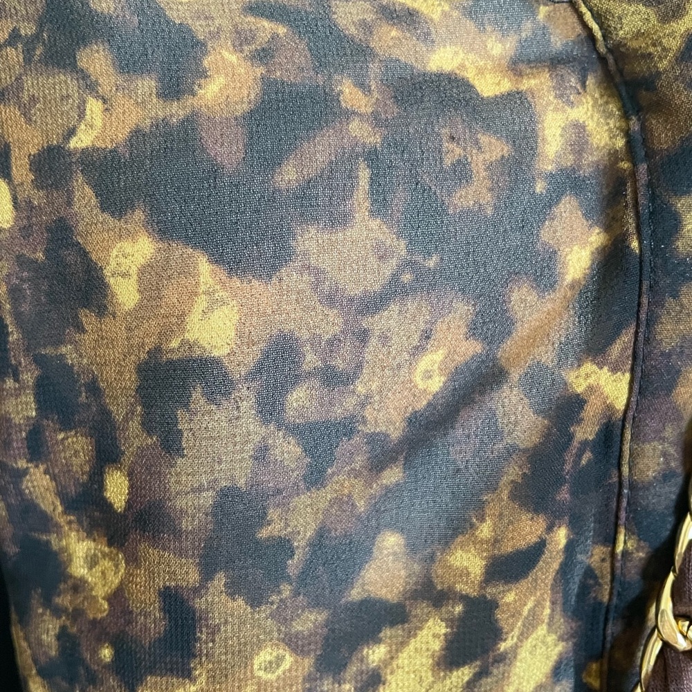 Merona Leopard blend print blouse - Picture 3 of 9